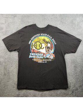Harley Davidson Motorcycles Shirt Men's Extra Large Vintage Kentucky Cave City